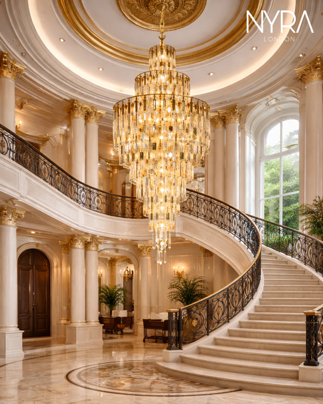 Staircase Chandelier